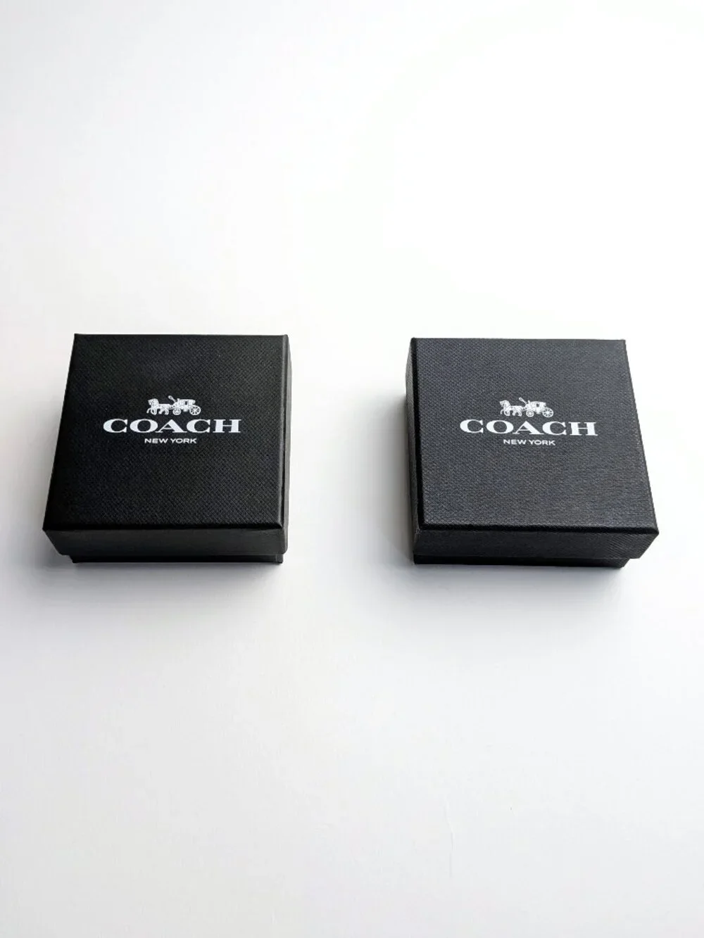 Coach Small Black Gift Boxes - set of 2
